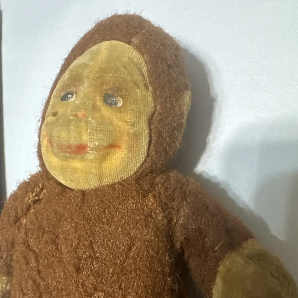 Knickerbocker‎ Toys Monkey Kuddles Small Brown Plush Toy Vintage Collectible